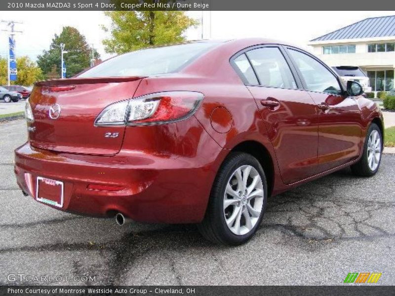 Copper Red Mica / Dune Beige 2010 Mazda MAZDA3 s Sport 4 Door