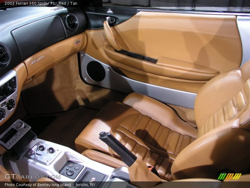 Red / Tan 2003 Ferrari 360 Spider F1