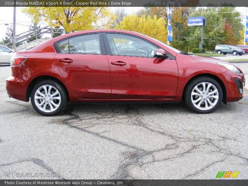 Copper Red Mica / Dune Beige 2010 Mazda MAZDA3 s Sport 4 Door