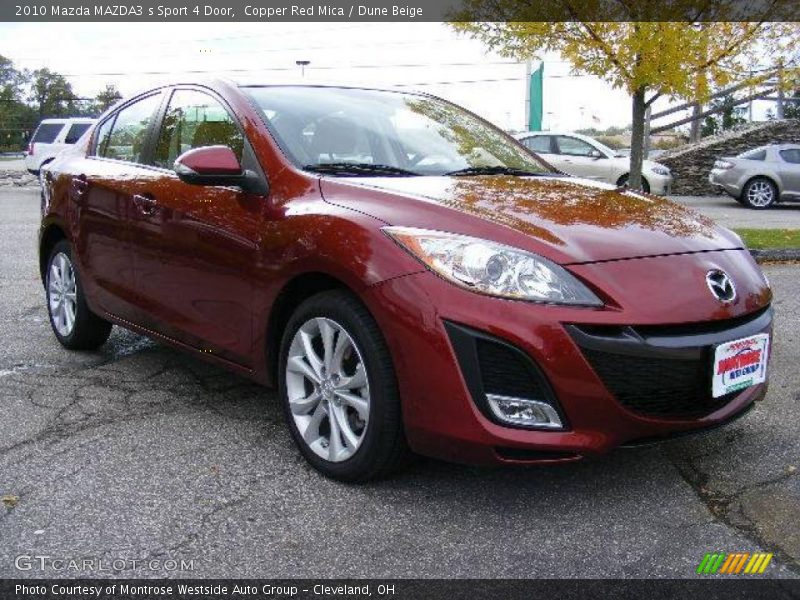 Copper Red Mica / Dune Beige 2010 Mazda MAZDA3 s Sport 4 Door