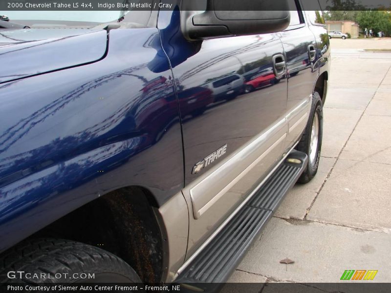 Indigo Blue Metallic / Gray 2000 Chevrolet Tahoe LS 4x4