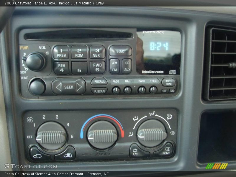 Indigo Blue Metallic / Gray 2000 Chevrolet Tahoe LS 4x4