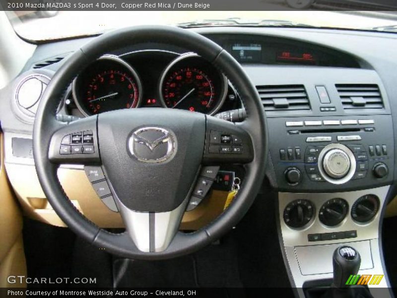 Copper Red Mica / Dune Beige 2010 Mazda MAZDA3 s Sport 4 Door