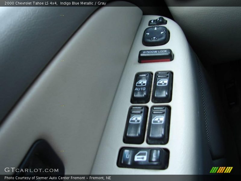 Indigo Blue Metallic / Gray 2000 Chevrolet Tahoe LS 4x4