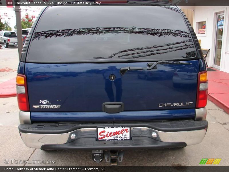 Indigo Blue Metallic / Gray 2000 Chevrolet Tahoe LS 4x4