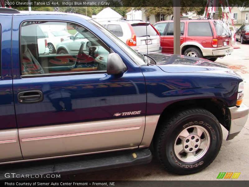Indigo Blue Metallic / Gray 2000 Chevrolet Tahoe LS 4x4
