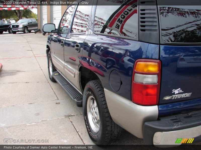 Indigo Blue Metallic / Gray 2000 Chevrolet Tahoe LS 4x4