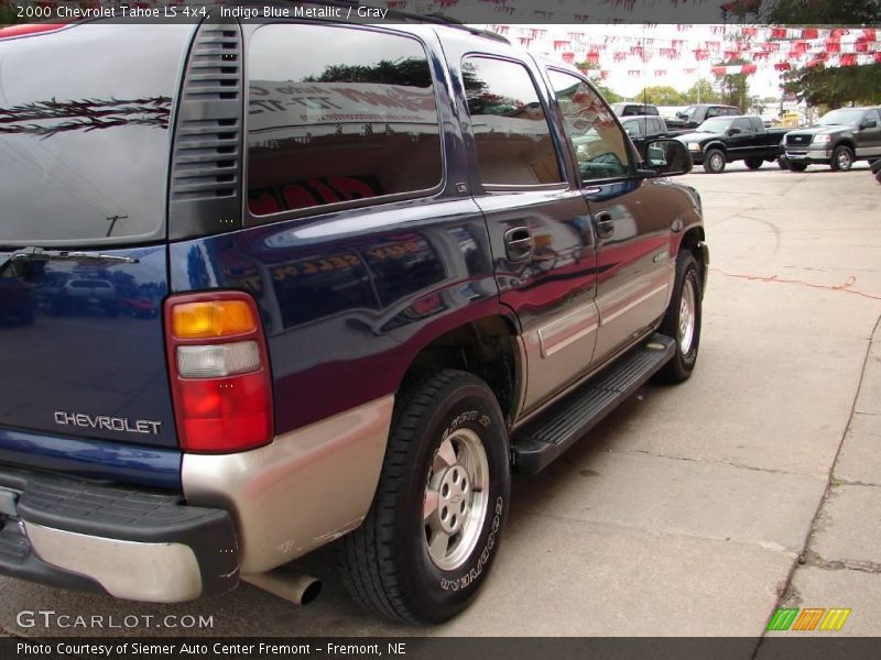 Indigo Blue Metallic / Gray 2000 Chevrolet Tahoe LS 4x4