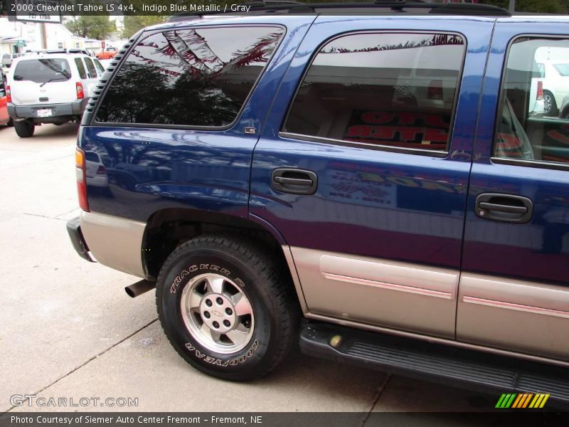 Indigo Blue Metallic / Gray 2000 Chevrolet Tahoe LS 4x4