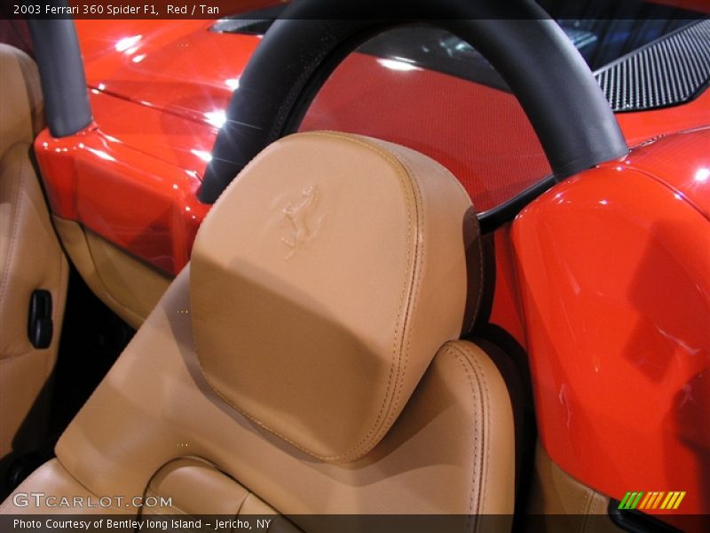 Red / Tan 2003 Ferrari 360 Spider F1