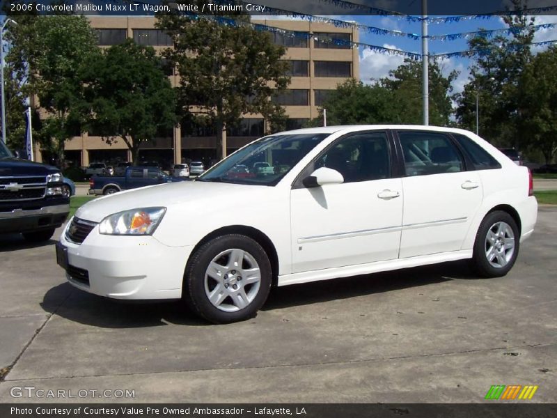 White / Titanium Gray 2006 Chevrolet Malibu Maxx LT Wagon