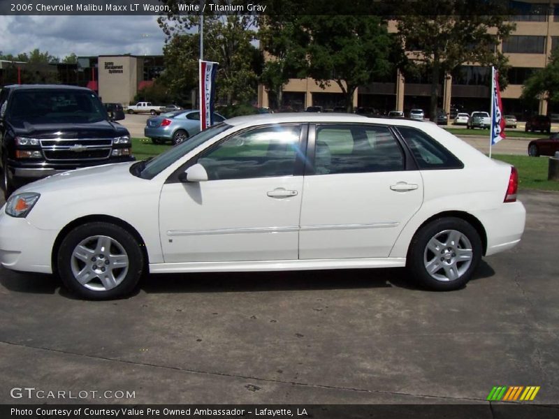 White / Titanium Gray 2006 Chevrolet Malibu Maxx LT Wagon