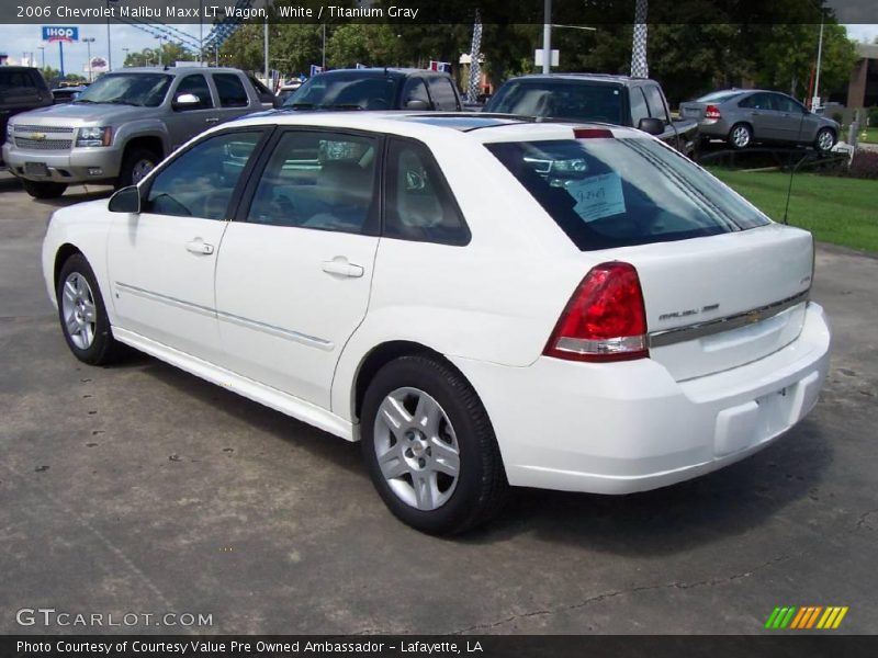 White / Titanium Gray 2006 Chevrolet Malibu Maxx LT Wagon