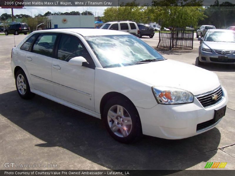 White / Titanium Gray 2006 Chevrolet Malibu Maxx LT Wagon