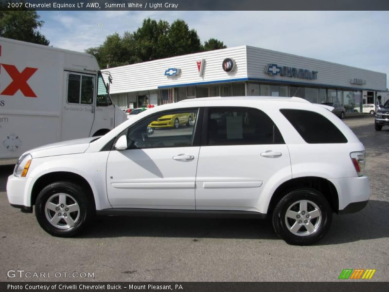 Summit White / Light Gray 2007 Chevrolet Equinox LT AWD