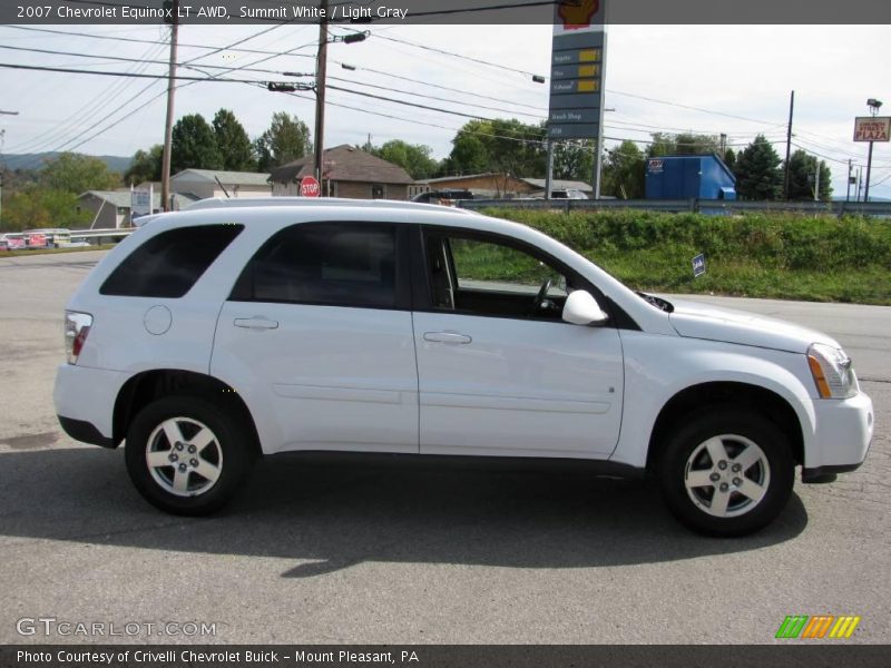 Summit White / Light Gray 2007 Chevrolet Equinox LT AWD