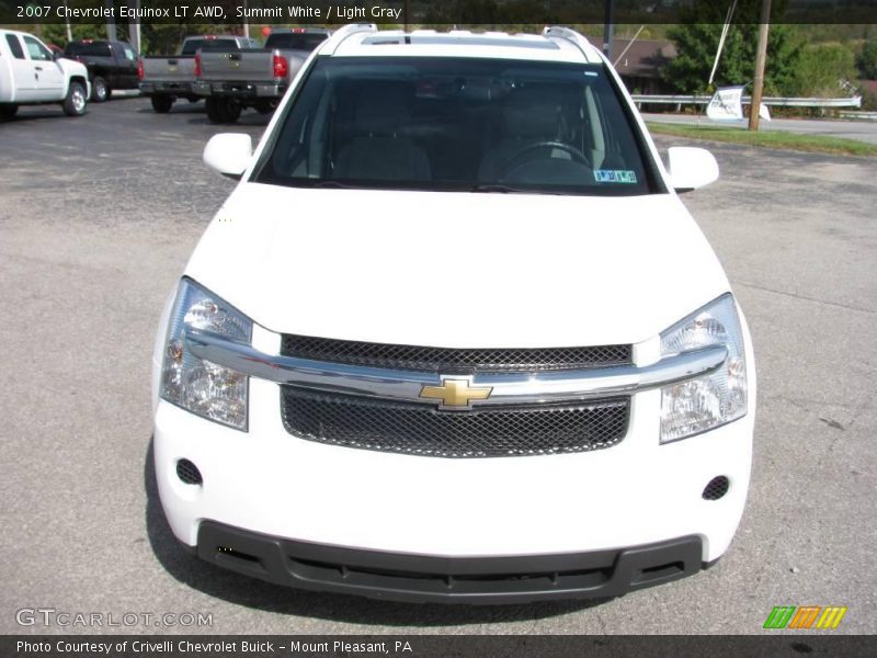 Summit White / Light Gray 2007 Chevrolet Equinox LT AWD