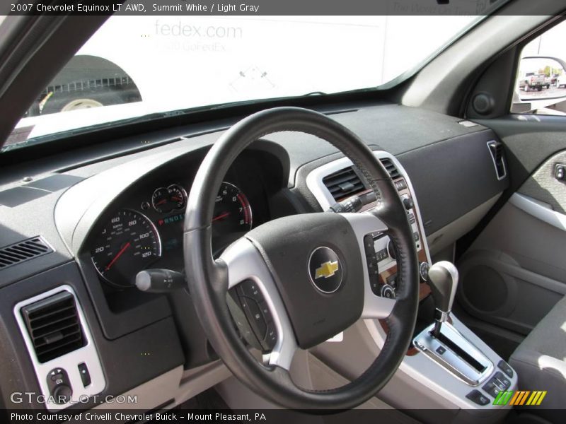 Summit White / Light Gray 2007 Chevrolet Equinox LT AWD