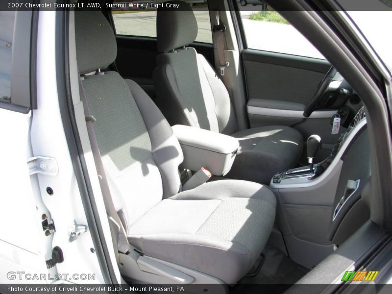Summit White / Light Gray 2007 Chevrolet Equinox LT AWD