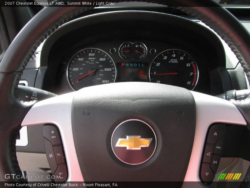 Summit White / Light Gray 2007 Chevrolet Equinox LT AWD