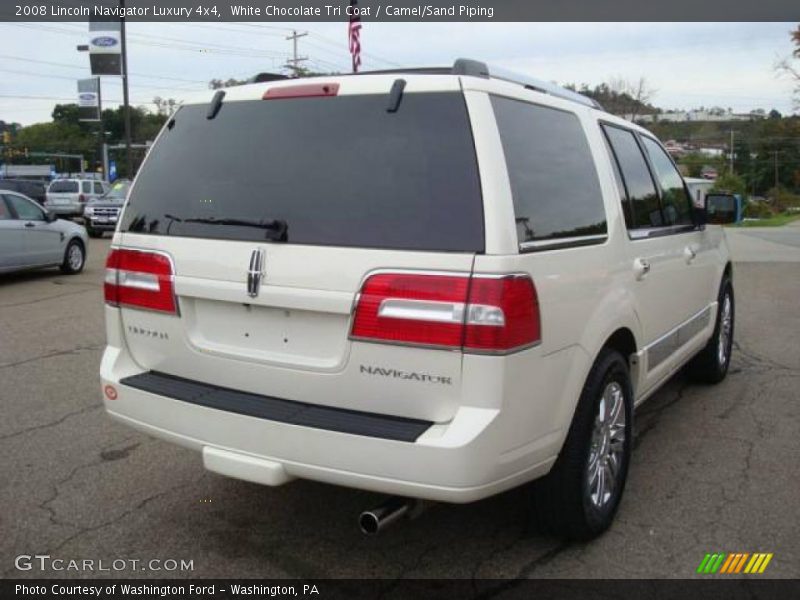 White Chocolate Tri Coat / Camel/Sand Piping 2008 Lincoln Navigator Luxury 4x4