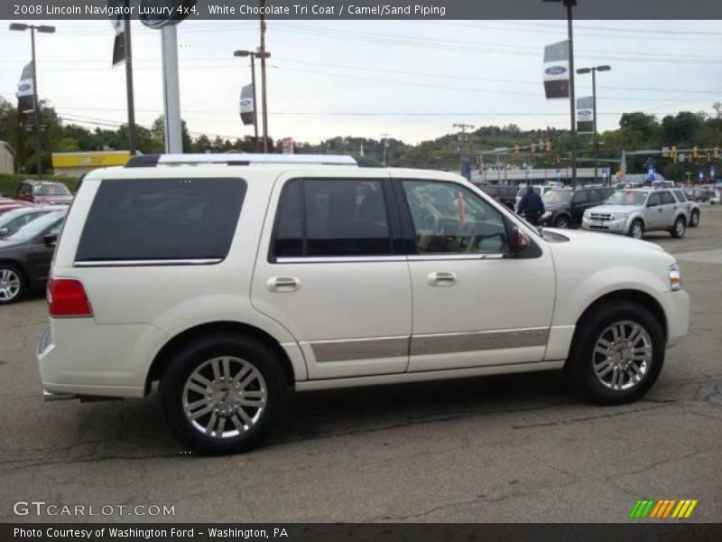 White Chocolate Tri Coat / Camel/Sand Piping 2008 Lincoln Navigator Luxury 4x4