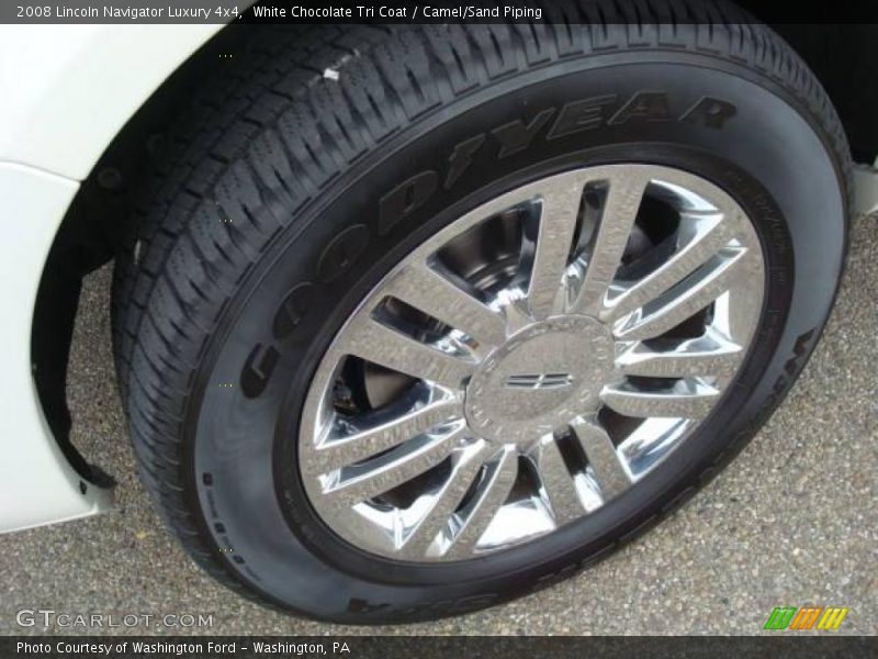 White Chocolate Tri Coat / Camel/Sand Piping 2008 Lincoln Navigator Luxury 4x4