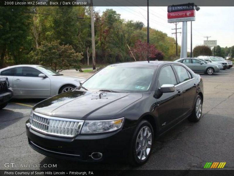 Black / Dark Charcoal 2008 Lincoln MKZ Sedan