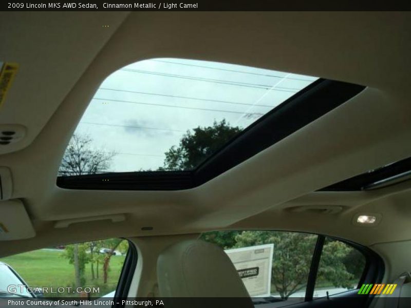 Cinnamon Metallic / Light Camel 2009 Lincoln MKS AWD Sedan