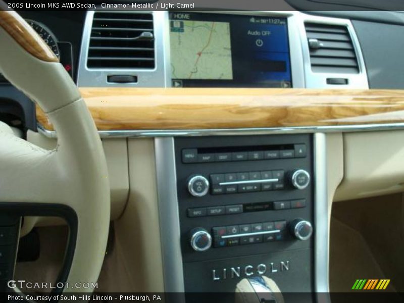 Cinnamon Metallic / Light Camel 2009 Lincoln MKS AWD Sedan