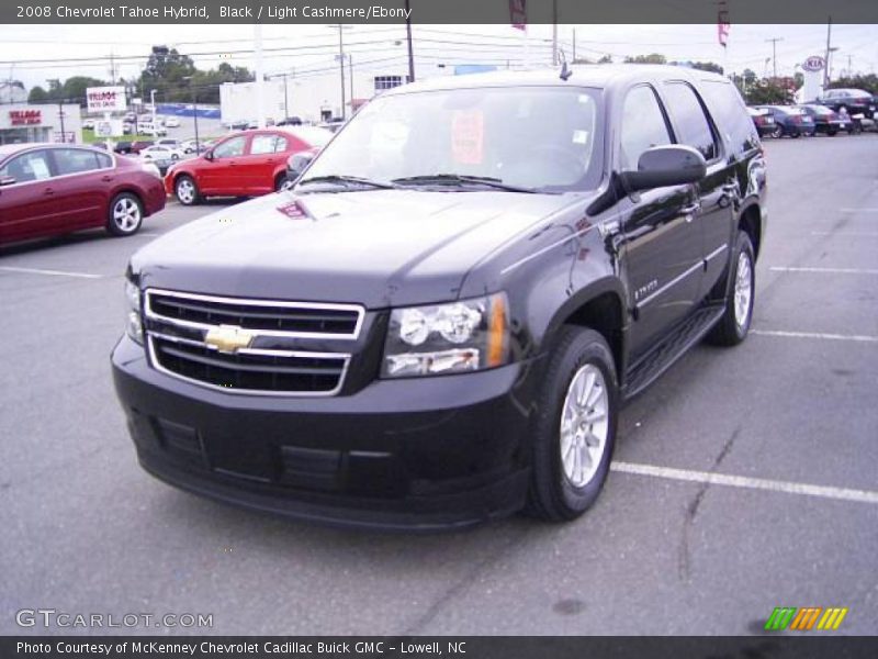 Black / Light Cashmere/Ebony 2008 Chevrolet Tahoe Hybrid