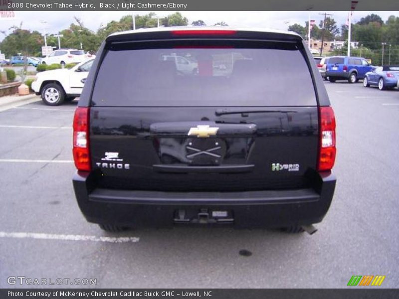 Black / Light Cashmere/Ebony 2008 Chevrolet Tahoe Hybrid
