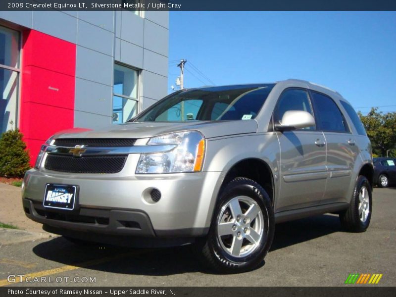 Silverstone Metallic / Light Gray 2008 Chevrolet Equinox LT