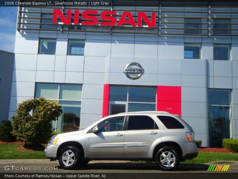 Silverstone Metallic / Light Gray 2008 Chevrolet Equinox LT