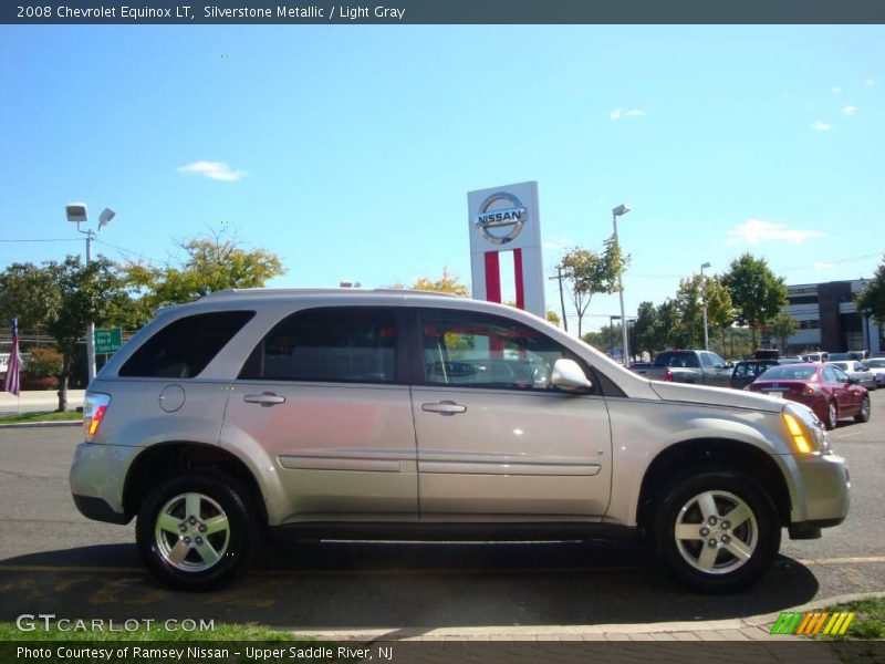 Silverstone Metallic / Light Gray 2008 Chevrolet Equinox LT