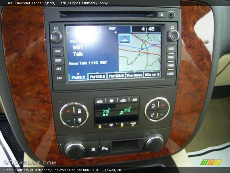 Black / Light Cashmere/Ebony 2008 Chevrolet Tahoe Hybrid
