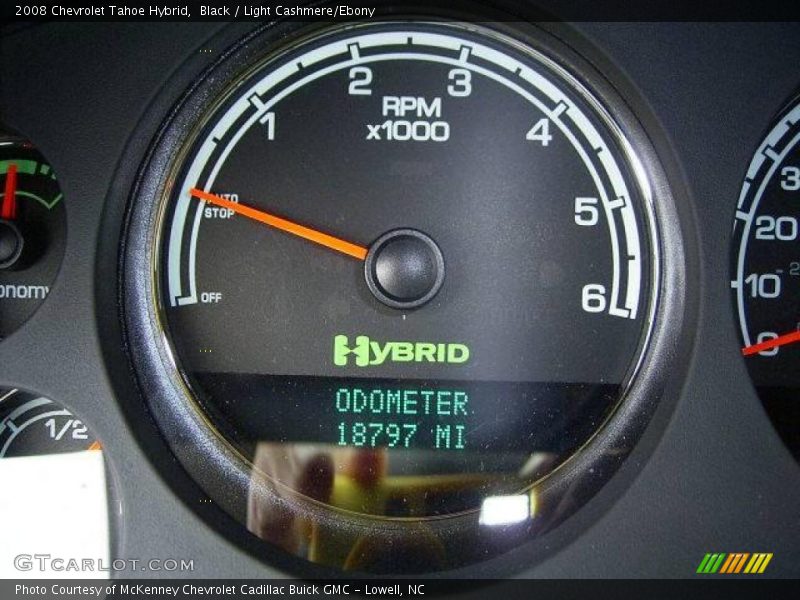 Black / Light Cashmere/Ebony 2008 Chevrolet Tahoe Hybrid
