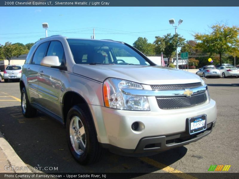Silverstone Metallic / Light Gray 2008 Chevrolet Equinox LT