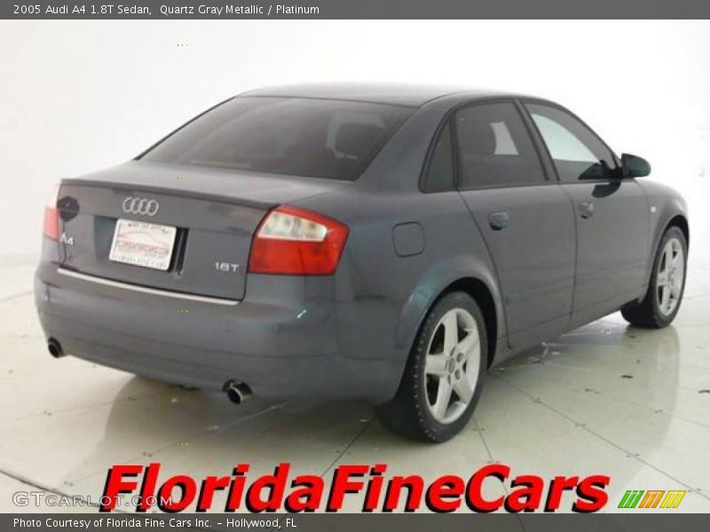 Quartz Gray Metallic / Platinum 2005 Audi A4 1.8T Sedan