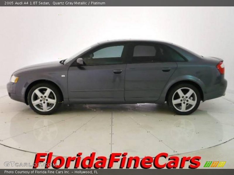 Quartz Gray Metallic / Platinum 2005 Audi A4 1.8T Sedan