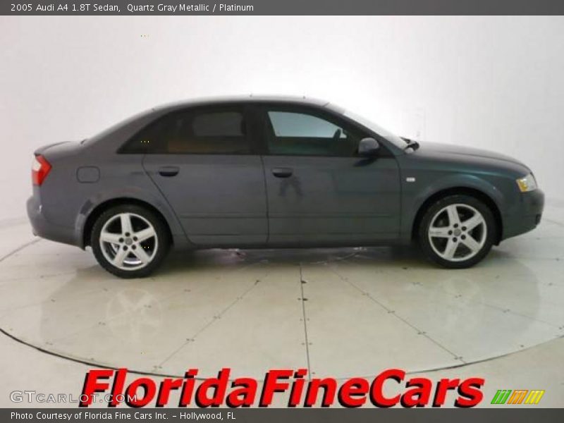 Quartz Gray Metallic / Platinum 2005 Audi A4 1.8T Sedan