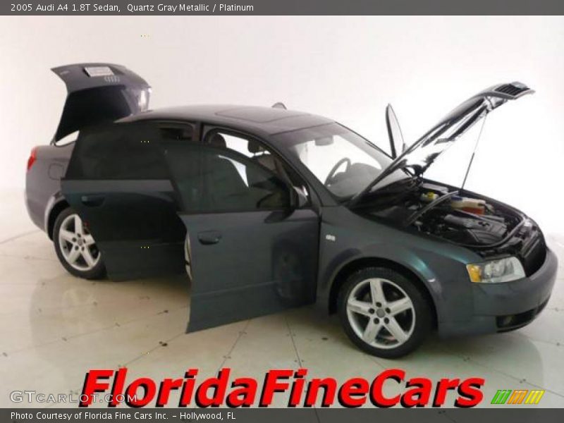 Quartz Gray Metallic / Platinum 2005 Audi A4 1.8T Sedan