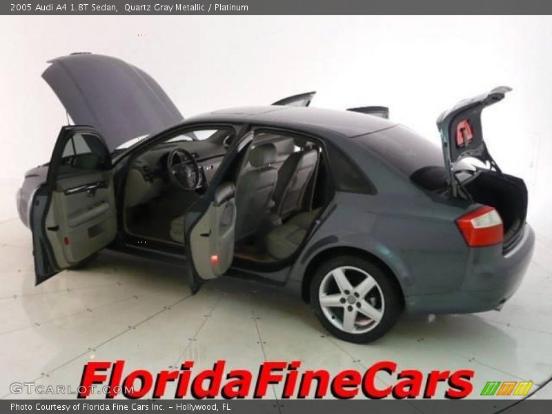 Quartz Gray Metallic / Platinum 2005 Audi A4 1.8T Sedan