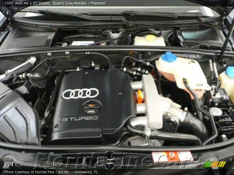 Quartz Gray Metallic / Platinum 2005 Audi A4 1.8T Sedan