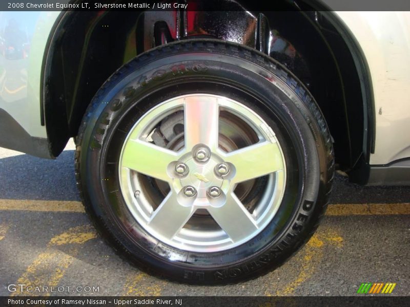 Silverstone Metallic / Light Gray 2008 Chevrolet Equinox LT