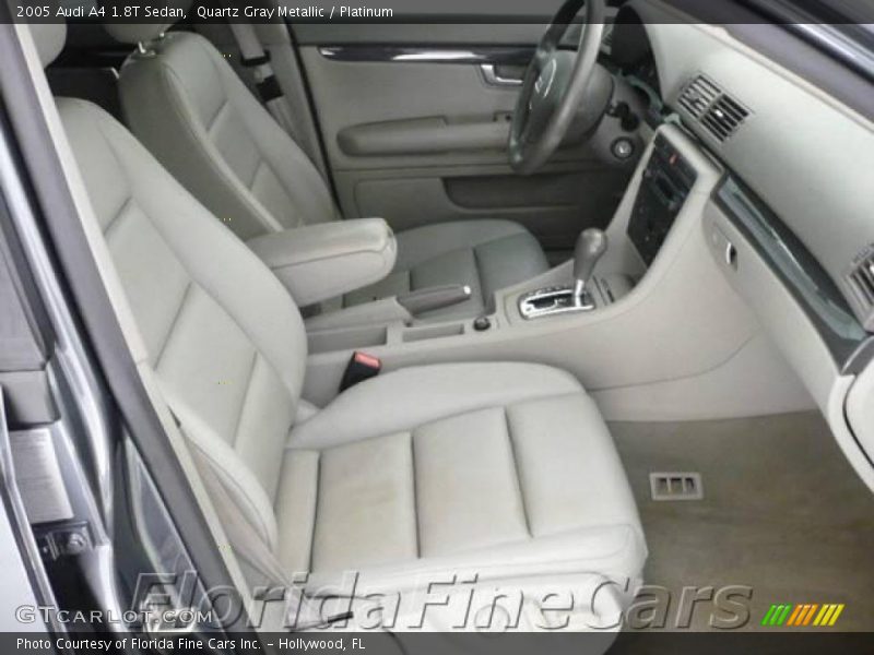 Quartz Gray Metallic / Platinum 2005 Audi A4 1.8T Sedan