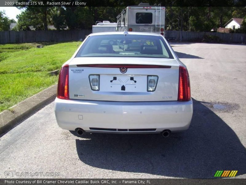 Radiant Silver / Ebony 2009 Cadillac STS V8