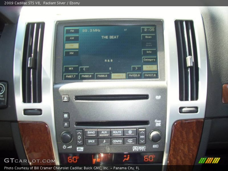 Radiant Silver / Ebony 2009 Cadillac STS V8