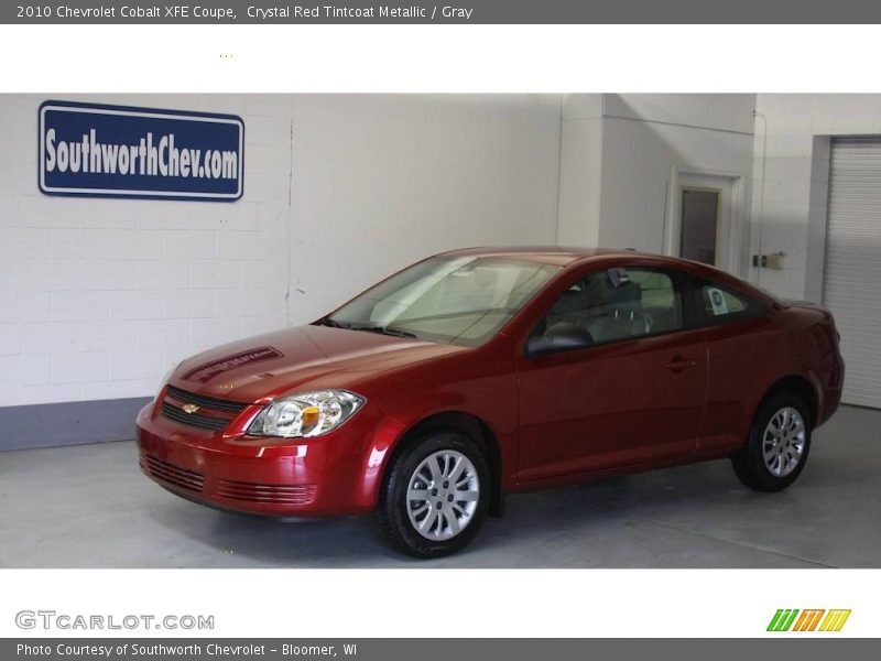 Crystal Red Tintcoat Metallic / Gray 2010 Chevrolet Cobalt XFE Coupe