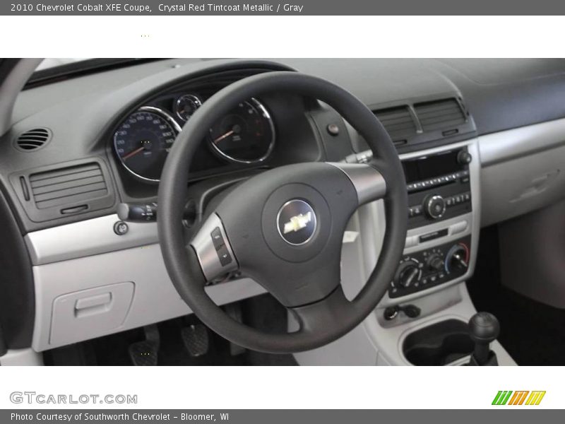 Crystal Red Tintcoat Metallic / Gray 2010 Chevrolet Cobalt XFE Coupe